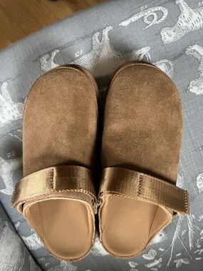 UGG Women's Chestnut Brown Suede Clog Mules